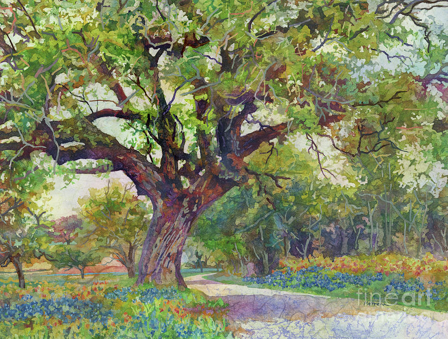 Country Lane-pastel Colors Painting