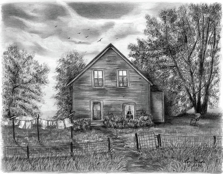 Country Living Drawing by Lena Auxier