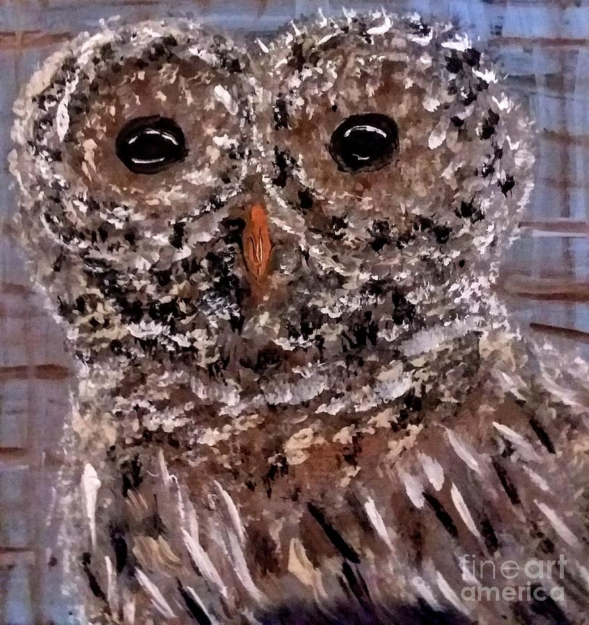 Country Owl Painting