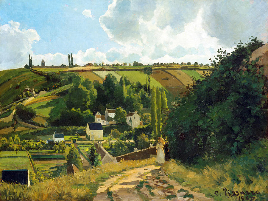 Country Road                                      Painting by Long Shot