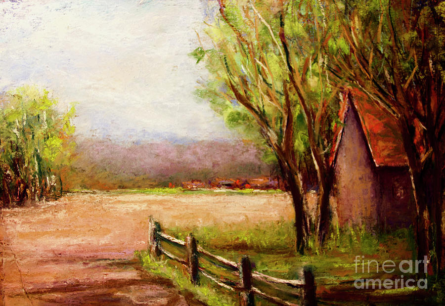 Country Road Pastel by Joyce Guariglia