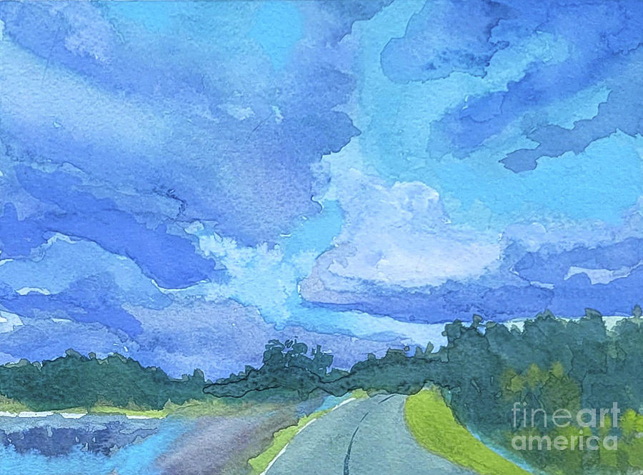 Country Road Painting by Rachel Bochnia