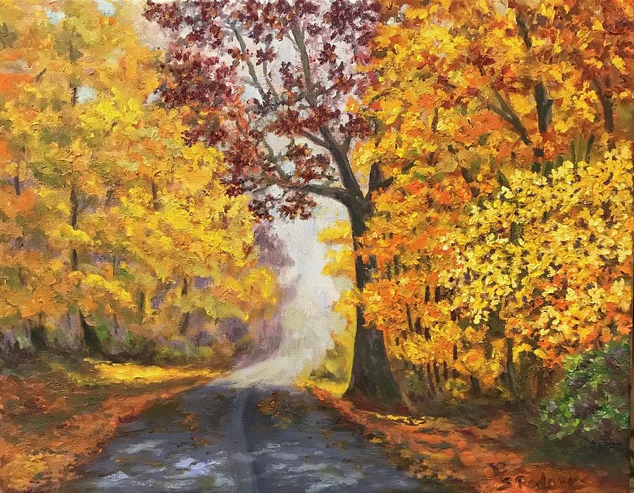 Country Road Painting by Sherrell Rodgers