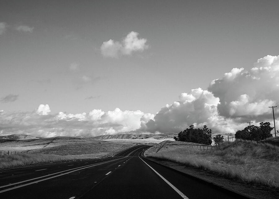 Black And White Photograph - Country Road by Tori Tateishi