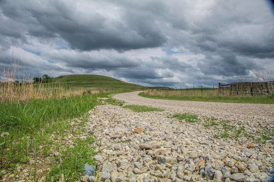 Country Road Under Stormy Sky Photograph by Gerri Bigler