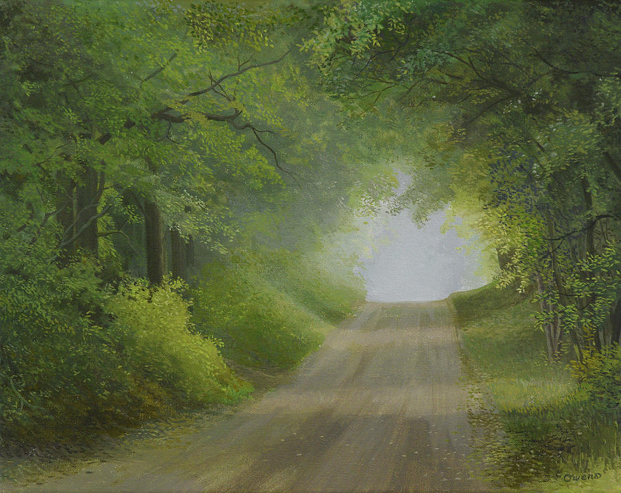 Road to Sharonville Painting by Charles Owens