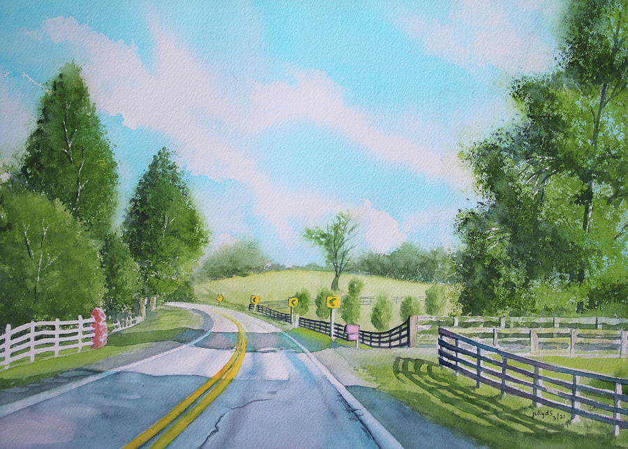 Country Side Landscape Painting by Jelly Starnes - Fine Art America