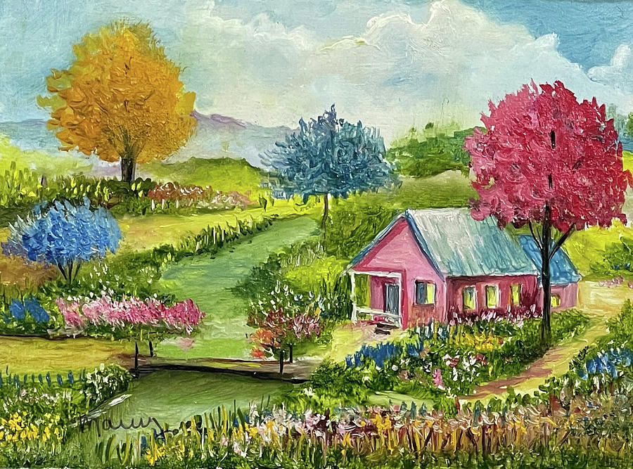 Country Side Scene Painting