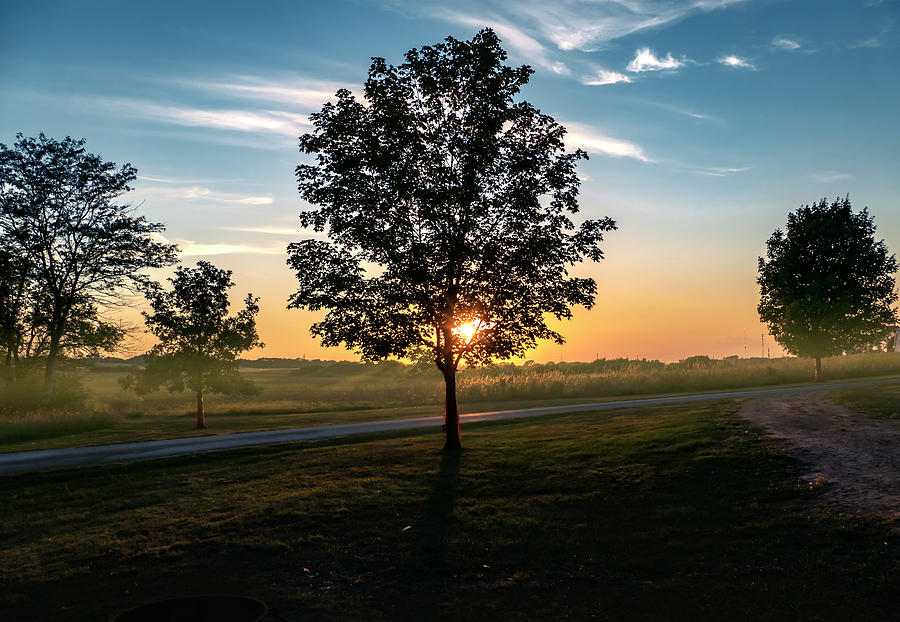 Landscape Photograph - Country Side Sunrise by Sandra Js