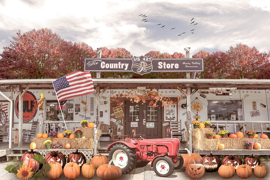 Country Store Shady Valley Tennessee Soft Tones Photograph by Debra and Dave Vanderlaan