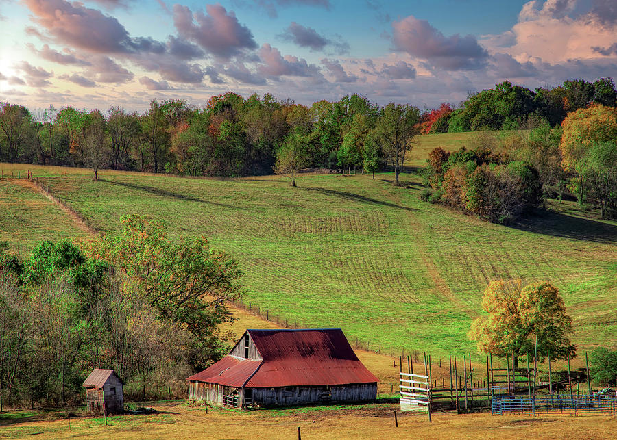 Countryside Barn Photograph by Ron Grafe