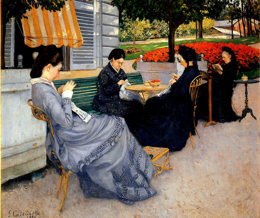 Countryside Portraits Painting by Gustave Caillebotte