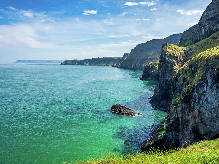 County Antrim Cliffs Photograph by Mark Llewellyn