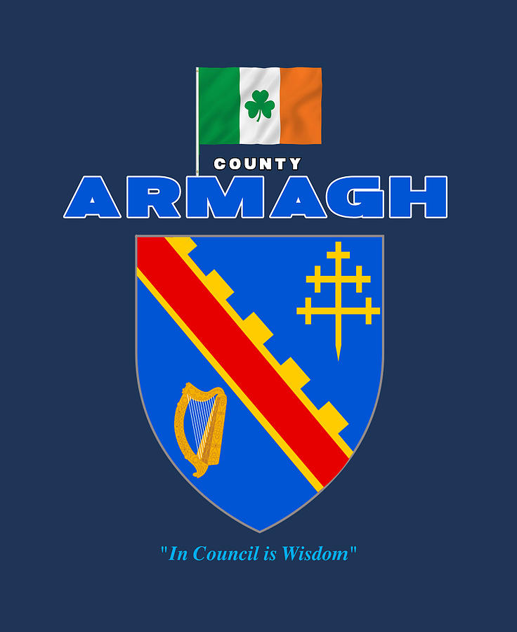 County Armagh Ireland - Official Crest Photograph by Cathal Devlin ...