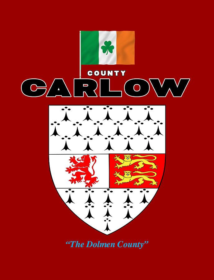 County Carlow Ireland - Official Crest Photograph by Cathal Devlin - Pixels