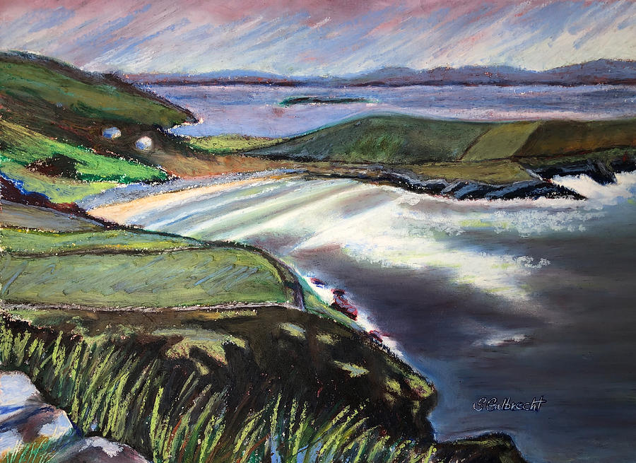 County Donegal, Irish Cove Painting by Shirley Galbrecht