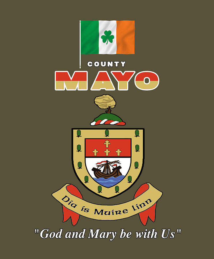 County Mayo Ireland Official Crest Photograph By Cathal Devlin