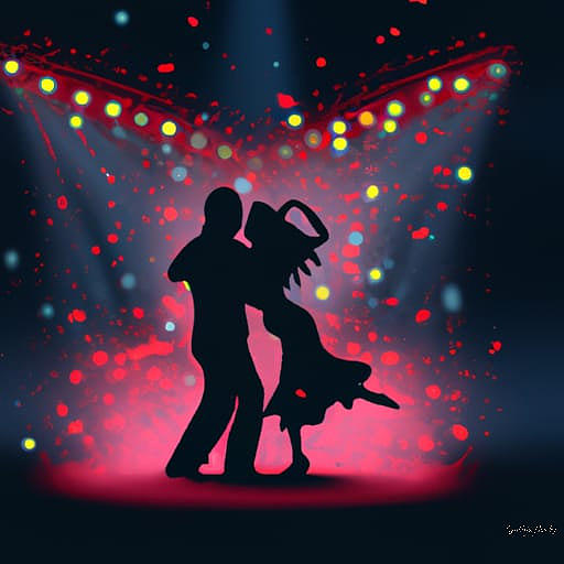 Couple Dancing Digital Art by Cindy's Creative Corner Fine Art America