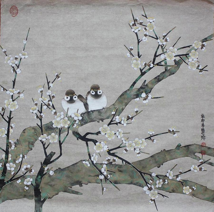 Couple Painting by HuiZhen Zhang Couple Painting by HuiZhen Zhang