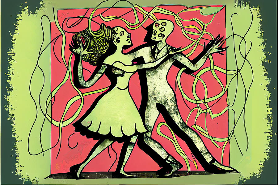 couples  dancing  surrealism  a  fever  dream  weird    beefd  f  e  af  dedb by Asar Studios Digital Art