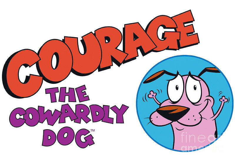 Courage The Cowardly Dog Digital Art by Tiffany Gaskins | Fine Art America