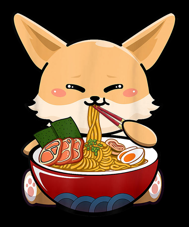 Cute Grey Cat Eat Ramen Noodles Inscription Yum Yum Kawaii Little Kitty Are  Happy To Eat Noodles Stock Illustration - Download Image Now - iStock