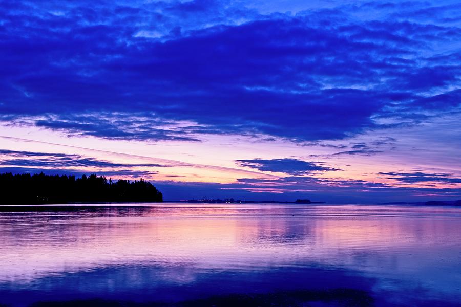 Courtenay River Estuary Sunrise Photograph By Chuck Burdick - Fine Art 