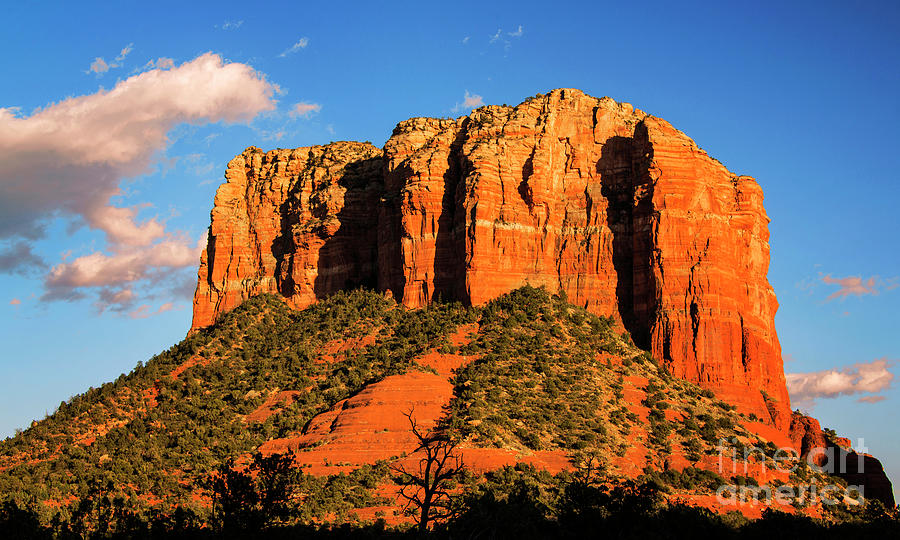 Courthouse Butte At Sunset Sedona Arizona Photograph By Yefim Bam Fine Art America 7168