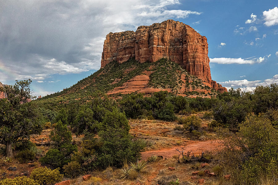 Courthouse Butte Sedona Photograph by Peter Tellone