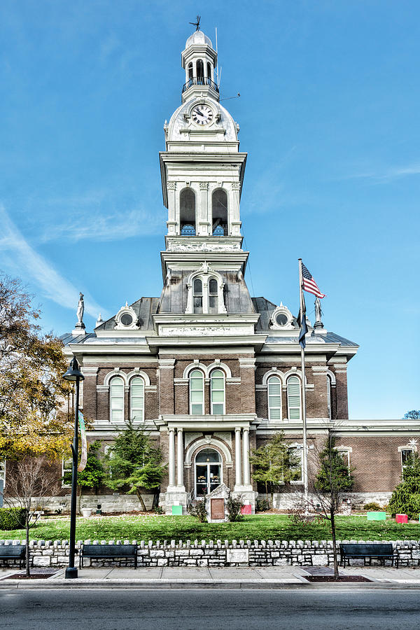 Courthouse Downtown Nicholasville Kentucky Photograph by Sharon Popek