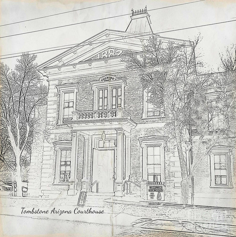Courthouse in Tombstone Arizona by Tracy Ruckman Courthouse in Tombstone Arizona by Tracy Ruckman