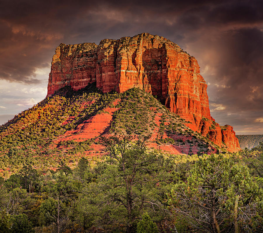 Courthouse Rock Photograph by Al Judge