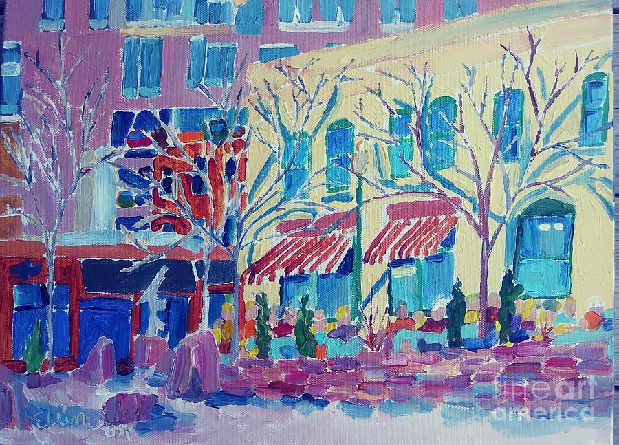 Courthouse Square Painting by Rodger Ellingson