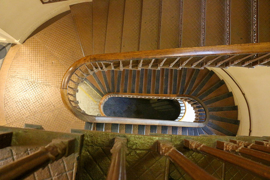 Courthouse Stairwell  Photograph by Buck Buchanan