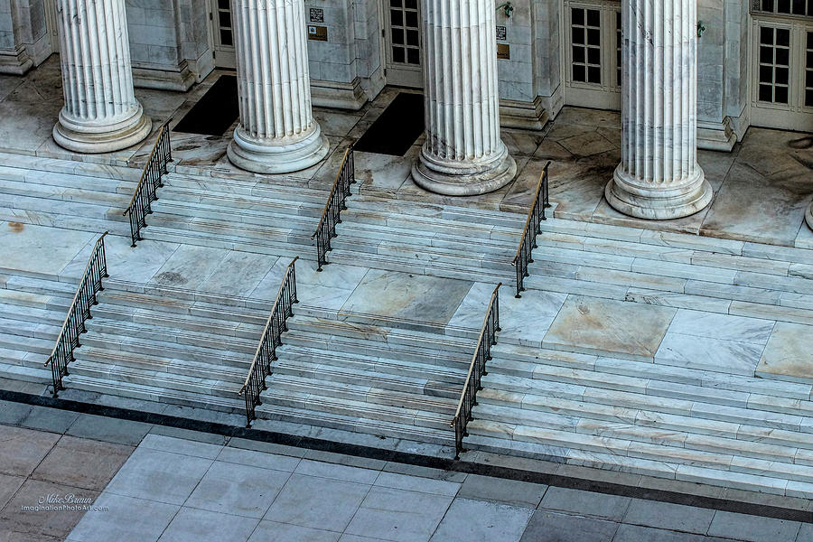 Courthouse Photograph - Courthouse Steps by Mike Braun Courthouse Photograph - Courthouse Steps by Mike Braun
