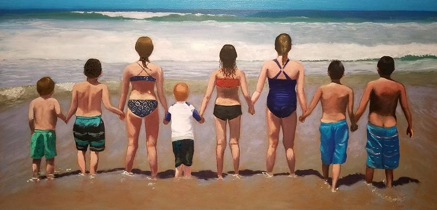 Cousins Painting by Karyn Robinson