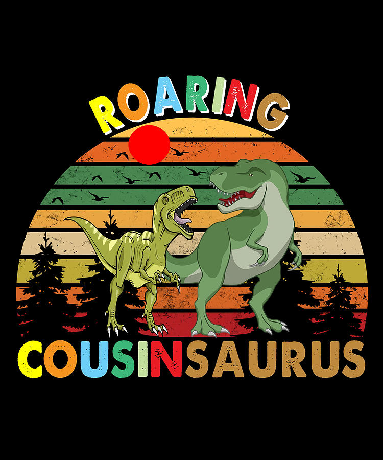 Cousinsaurus T Rex Dinosaur Cousinsaurus Family Painting by Stewart ...