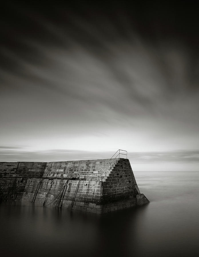 Pier Photograph - Cove Breakwater by Dave Bowman