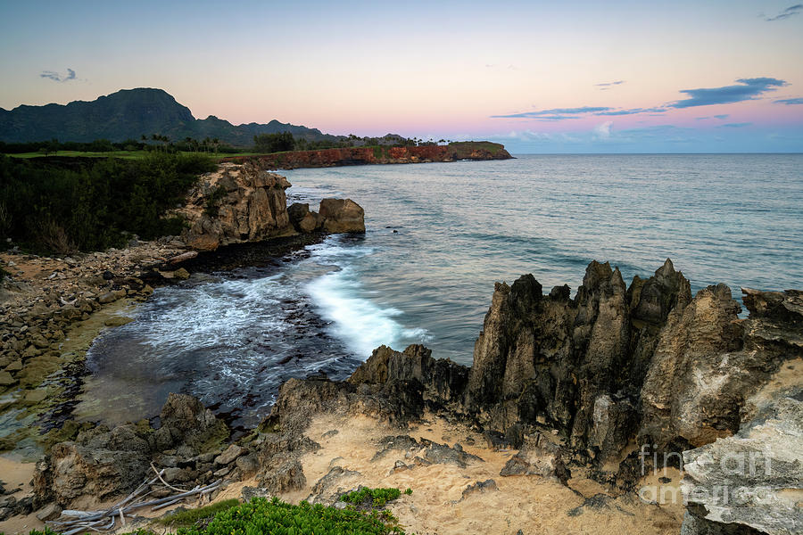 Jagged Photograph - Cove in Paradise by Michael Dawson