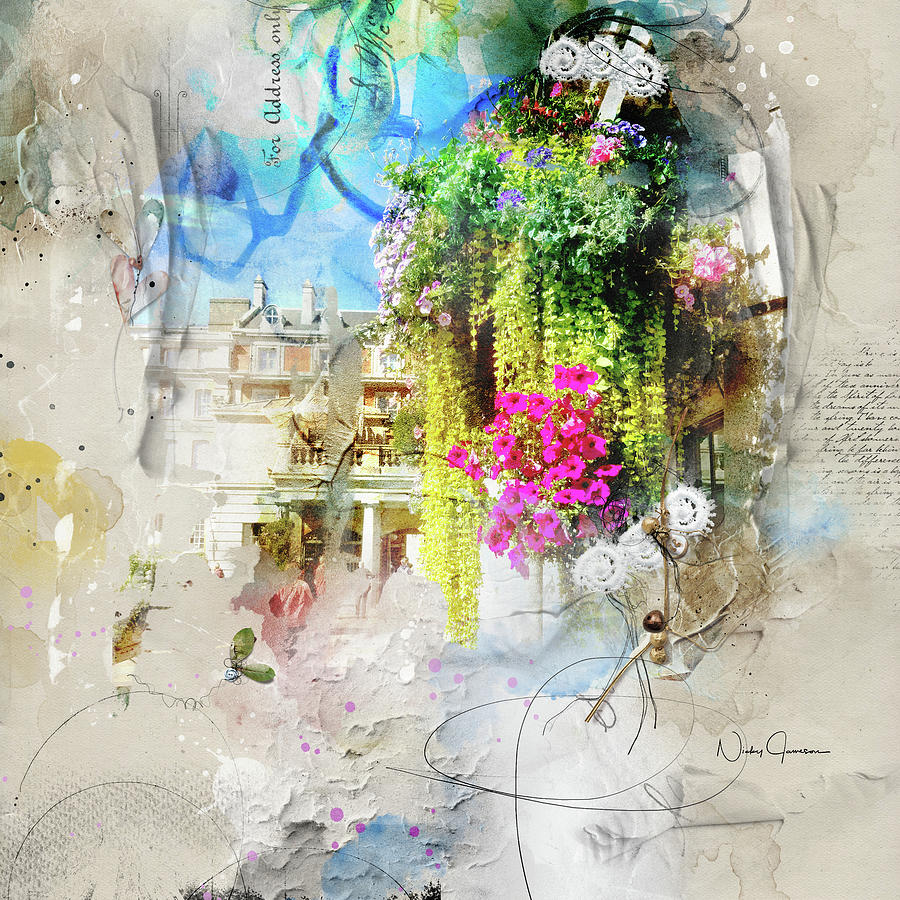 Covent Garden Blooms Digital Art by Nicky Jameson