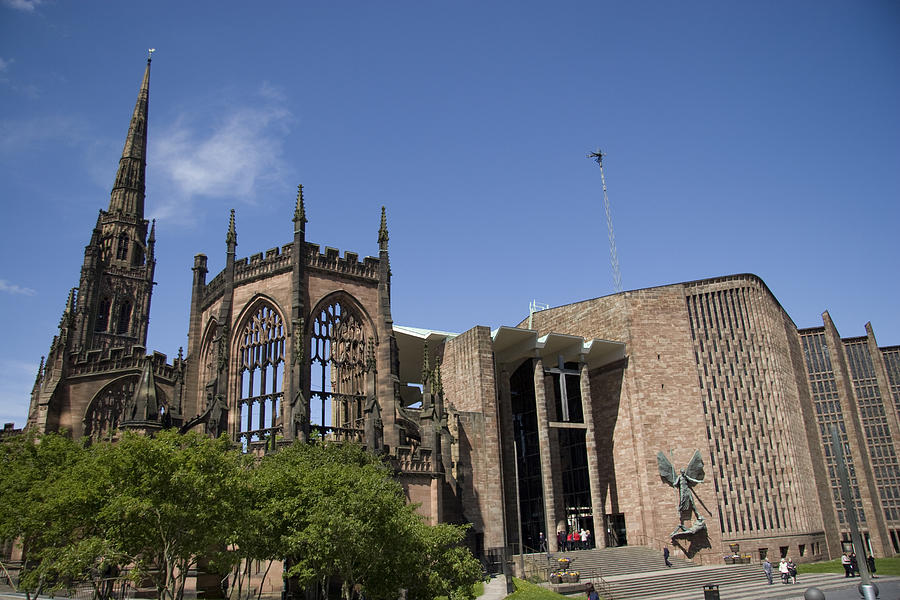 Coventry Cathedral - Old and New Photograph by King_Louie