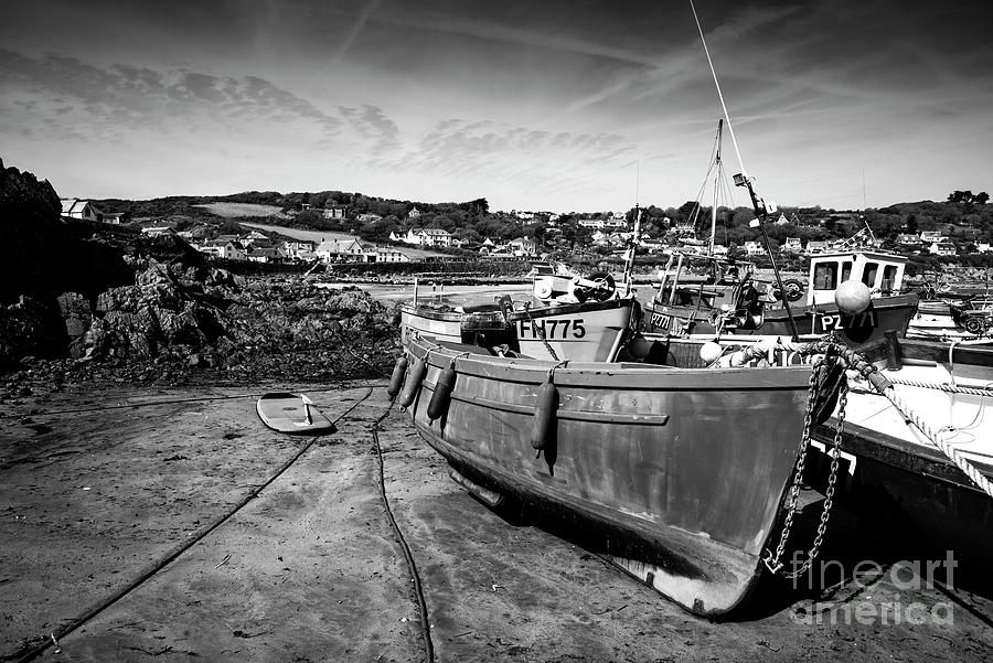 Coverack Trawlers Photograph by Rob Hawkins - Fine Art America