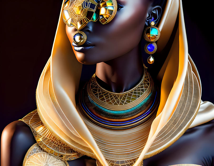 Covered Beauty-The Enigmatic African Woman in Artistic Renderings ...