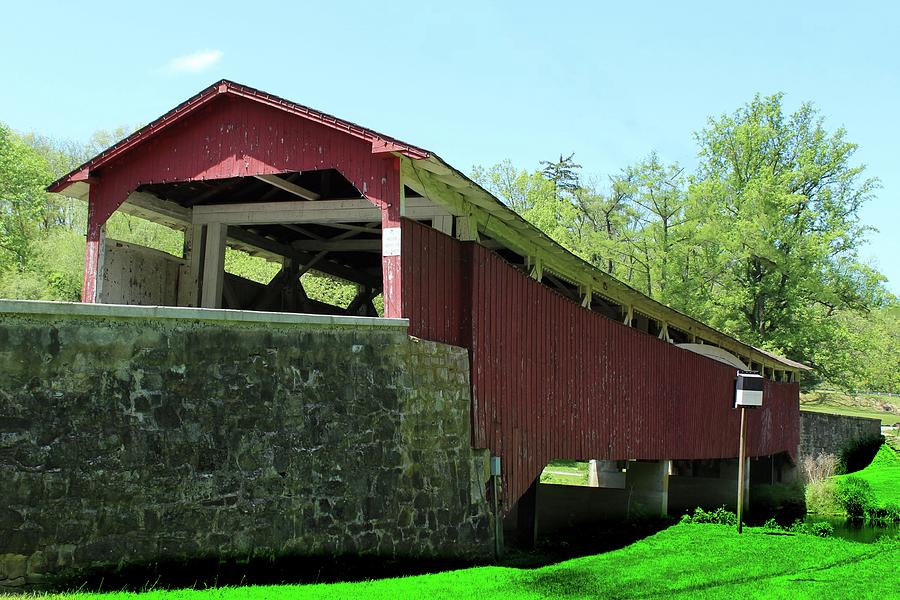 Allentown Photograph - Covered Bridge by Aaron Campbell