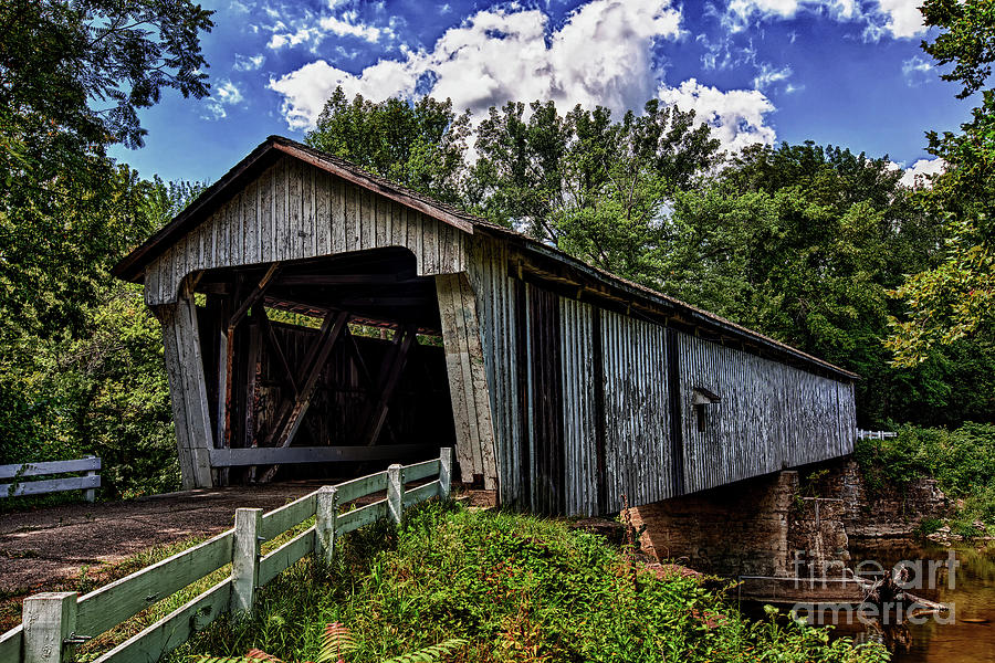 Covered Bridge, Darlington, Indiana Photograph By Dr Debra Stewart's ...