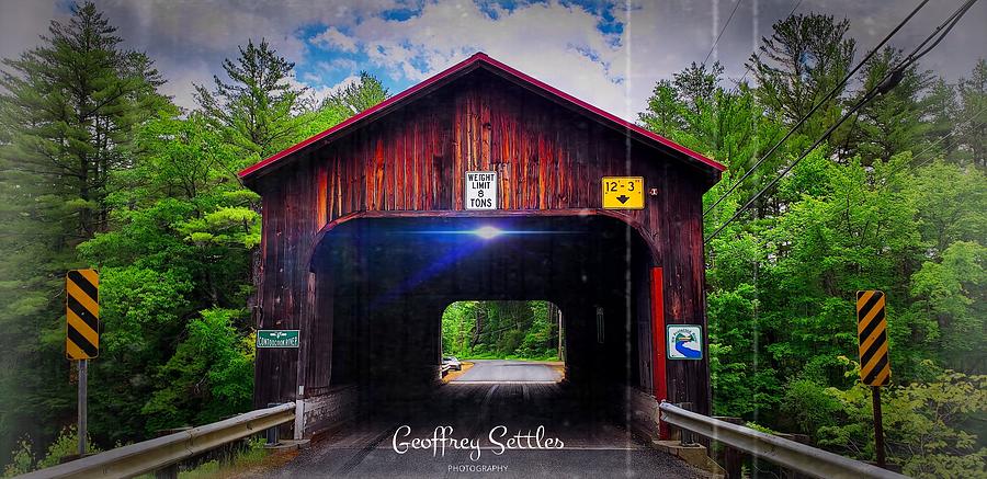 Covered Bridge Photograph by Geoffrey Settles