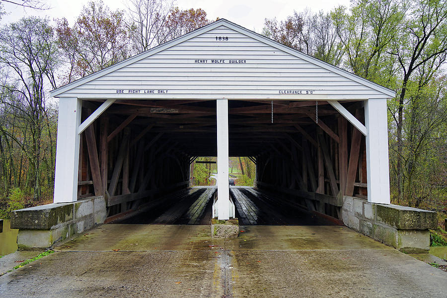 Covered Bridge In Brown County Indiana Photograph by Rick Rosenshein