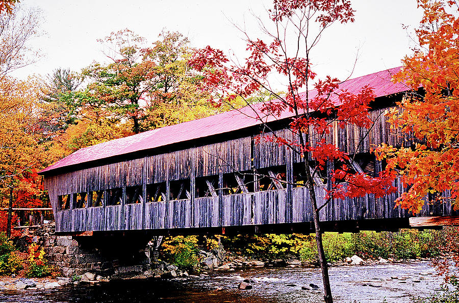 Covered Bridge in New England Photograph by Evan Peller - Fine Art America