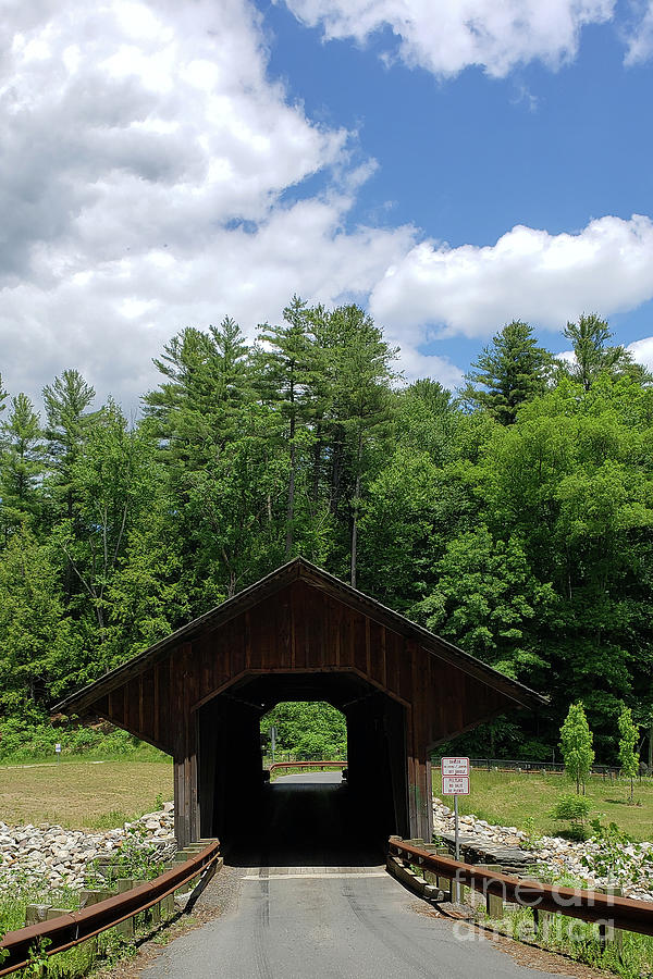 Covered Bridge in New Hampshire Photograph by Mary Capriole