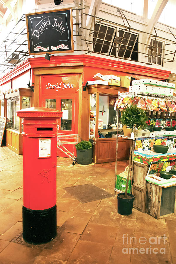 Covered Market Post Box Oxford Photograph